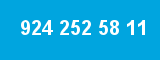 924 252 58 11